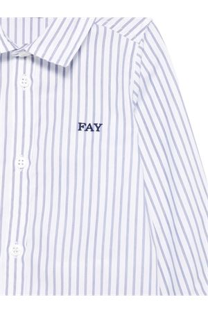 camicia in cotone azzurro FAY KIDS | FX5510P0548100BL